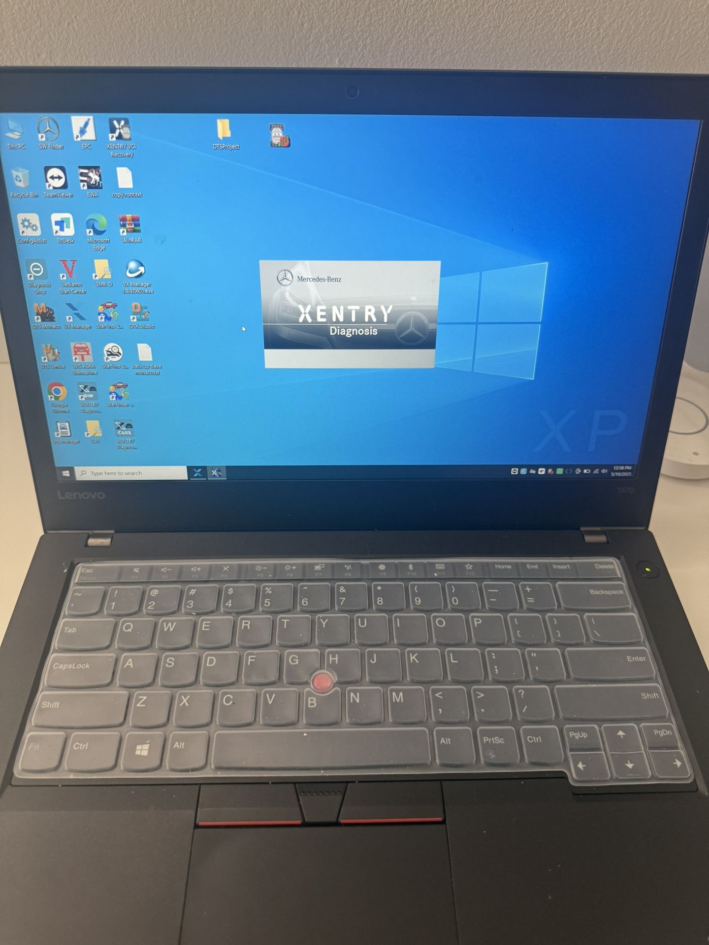 Mercedes Diagnostic Tool With Laptop