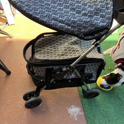 2/1 Fancy Dog/Cat Stroller With detachable Carrier Thumbnail