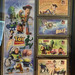 Disney Pixar Toy Story and beyond (rare art and stamps) Only 2000 made!
