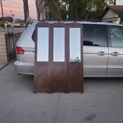 Antique Mirror Armoire 