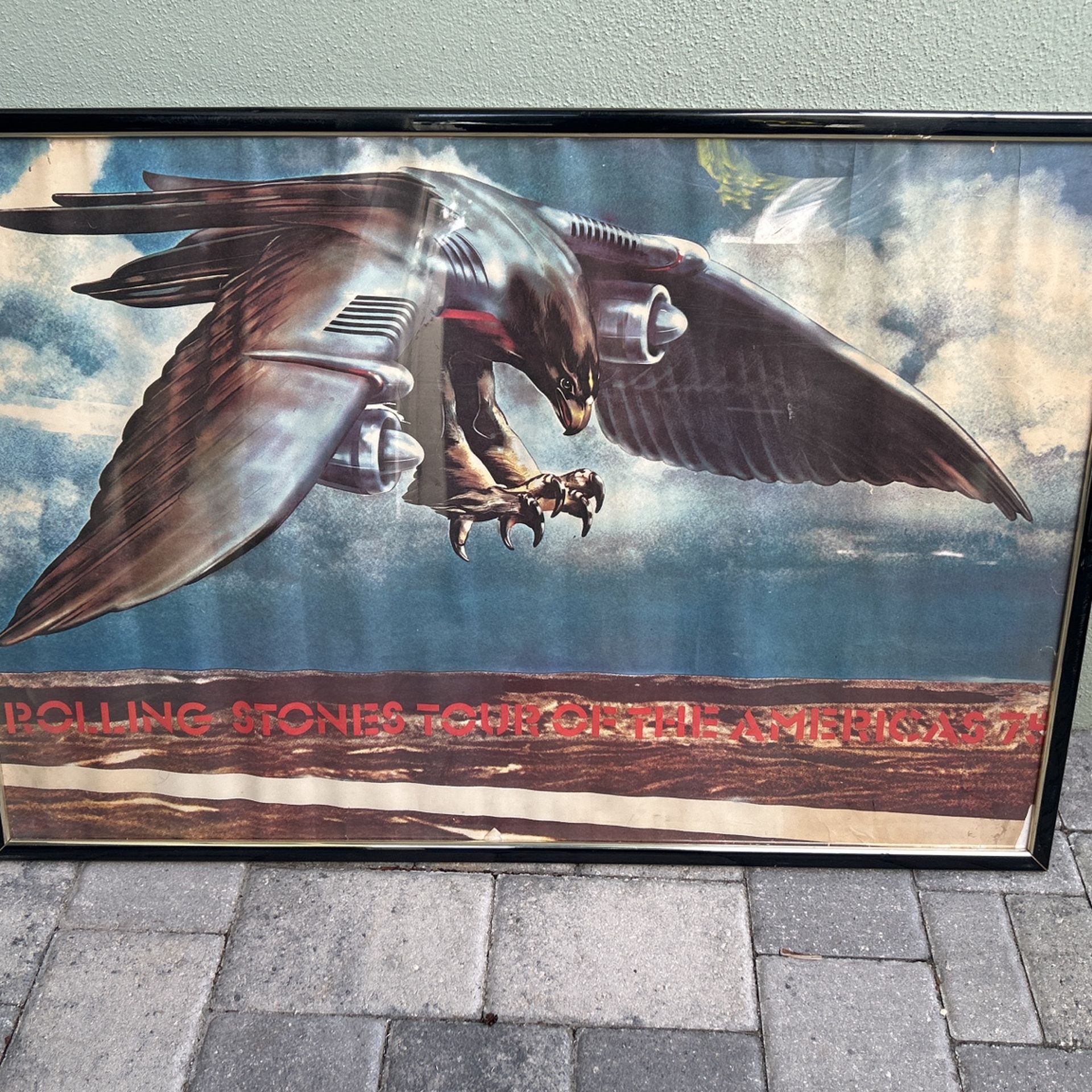 Official Rolling Stones Poster 1975 (Original)