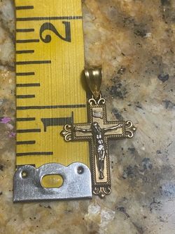 10k gold cross