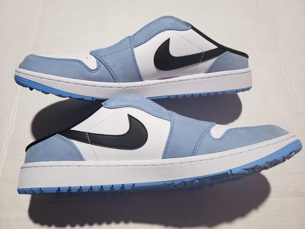 Nike Air Jordan 1 Mule Golf Shoes University Blue/White M Sz 14 Or 15 FJ1214-400
