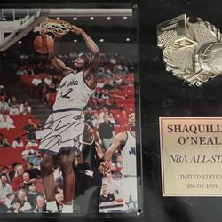 Shaquille O’Neil Autographed Picture W/ COA 205 Of 1993