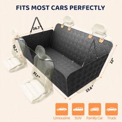 Back Seat Extender for Dogs — Hard Base, 400lb Capacity (Honolulu)