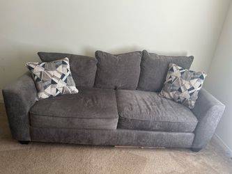 Gray Chenille Sofa Set