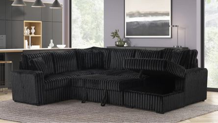 Raja II Sectional Black 🚛🤓😎👏🏻✅🔥