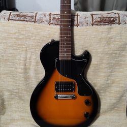 Epiphone Les Paul Junior electric guitar Sunburst - Fully Tested And Working  - With All Six Strings 