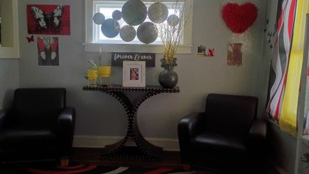 Chair and table