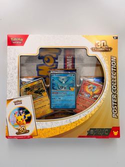 Pokémon TCG 30th Celebration Poster Collection Box