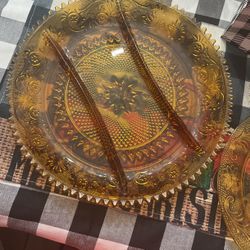 Vintage  Amber Dividers 
