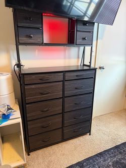 Black dresser