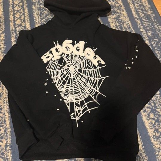 Black OG Sp5der Hoodie