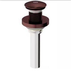 VIGO Vessel Bathroom Sink Pop-Up Drain and Mounting Ring in Oil Rubbed Bronze