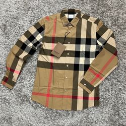 Burberry shirt sizes M & L (READ DESCRIPTION!)