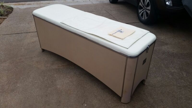 Used chiropractic spinalator rolling table