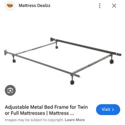 Full Adjustable Metal Bed Frame 