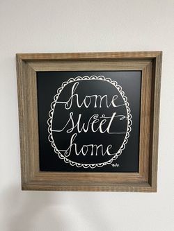 Home Sweet Home Wood Sign