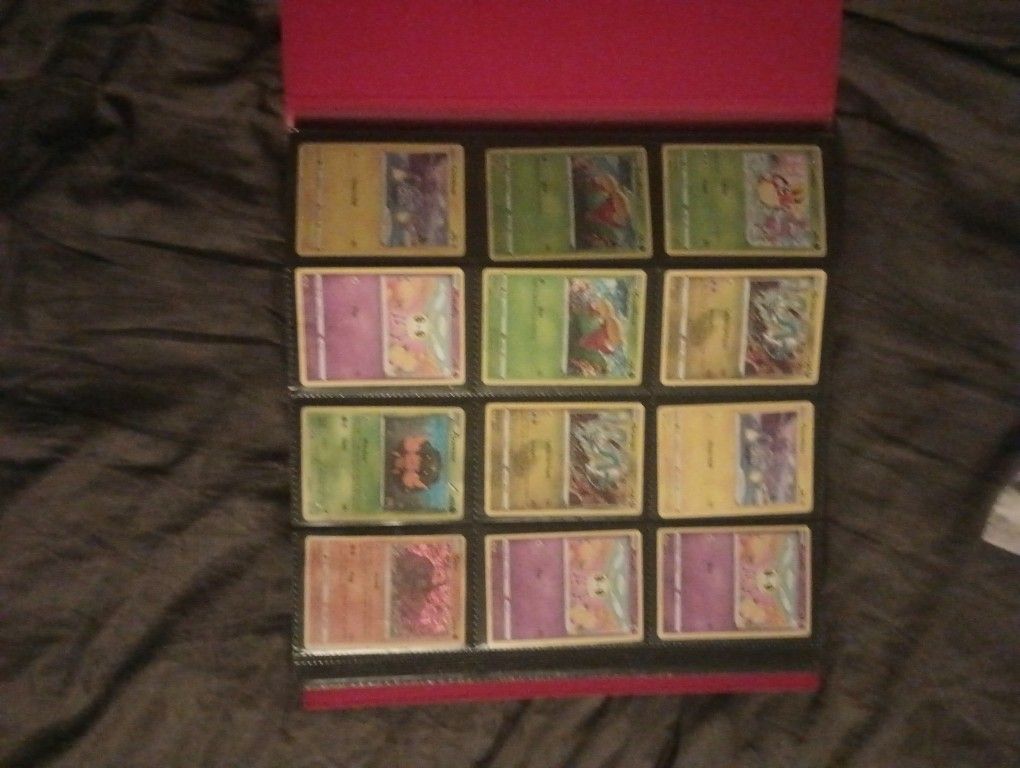 Binder Of Yu-Gi-Oh And Pokemon Cards 