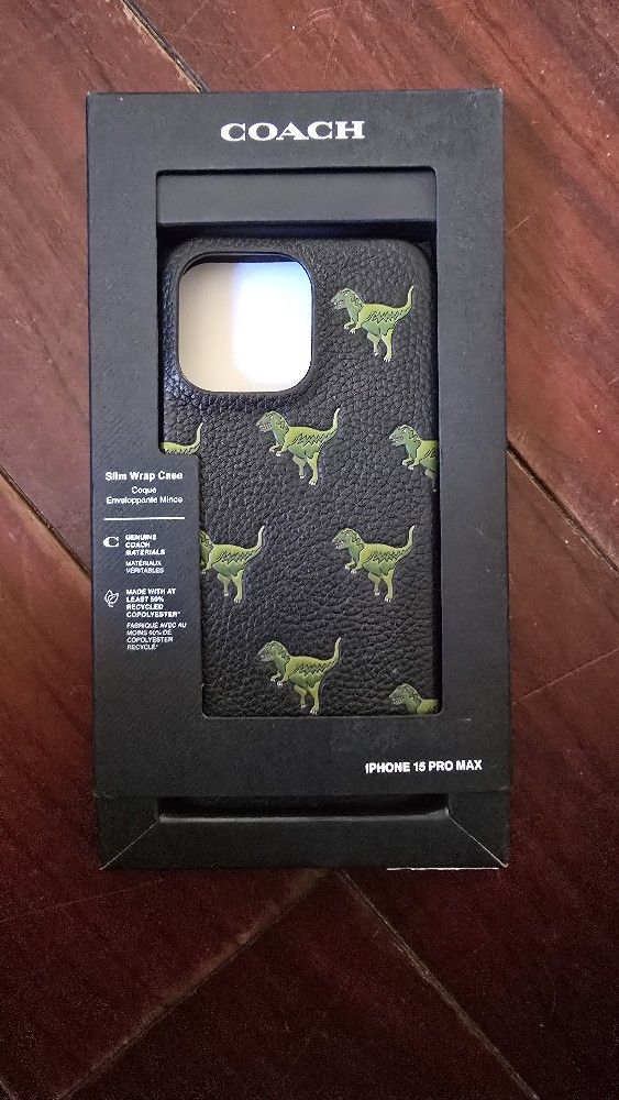 iPhone 15 Pro Max case with Rexy Coach