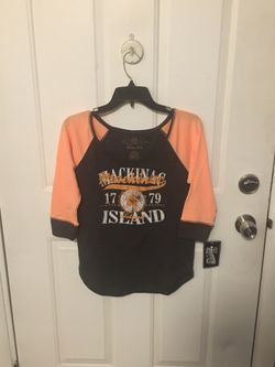 New Ladies/Juniors Mackinac Island Jersey Shirt