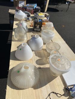 Glass dome light fixtures