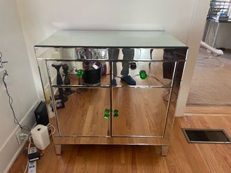Mid-century glass cabinet