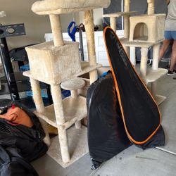 Cat Play Area And Cat Tree