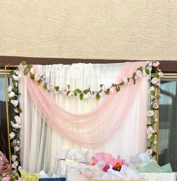 Square Gold Backdrop