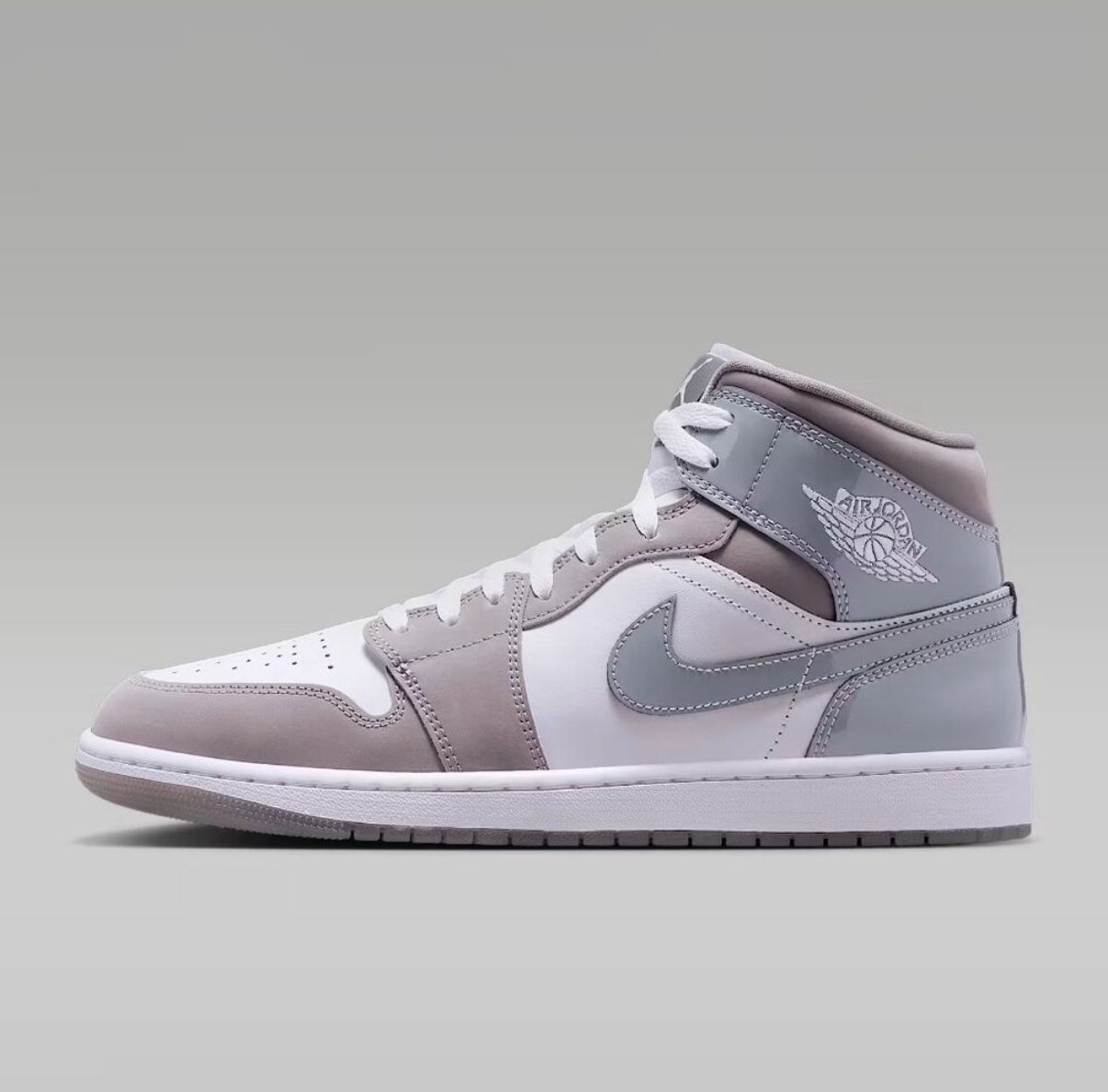 Air Jordan 1 SE Mid Patent Cool Grey Size 13 - | NWB missing lid
