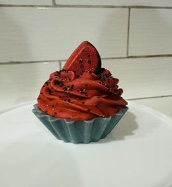 Handmade Watermelon Cupcake Soap