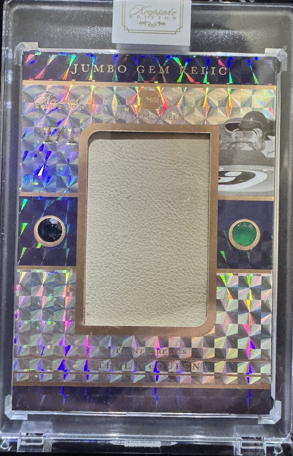 1/1 Steve McQueen Relic Card. 