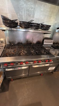 Therma-Tek Commercial 8-Burner Gas Range