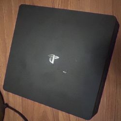 PS4 With Controllers and Games All Ready On It 