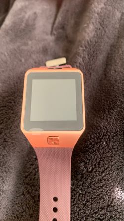 Rose gold android watch