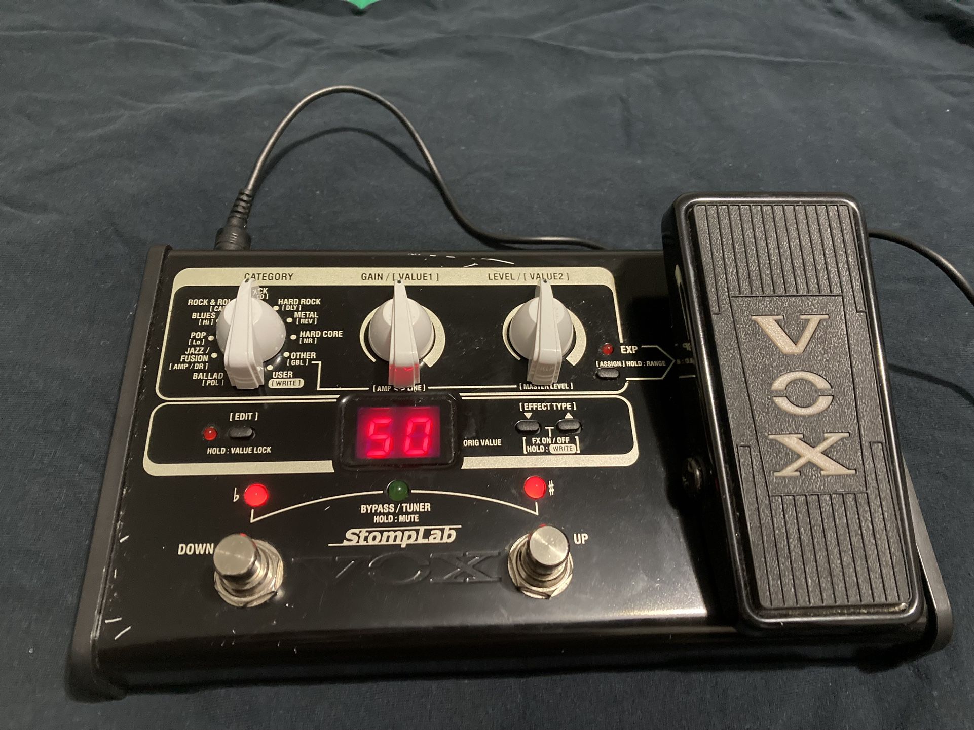 VOX STOMPLAb SL2G Modeling Guitar Multi-Effects Pedal