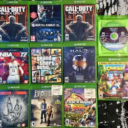 Xbox one & Xbox 360 Games 15$ A Game
