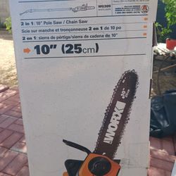 2 In  1 Pole Saw And Chain Saw