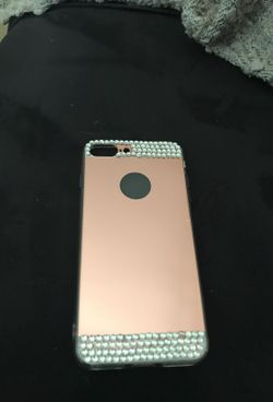 Rose Gold Rhinestone IPhone 7 Plus Case
