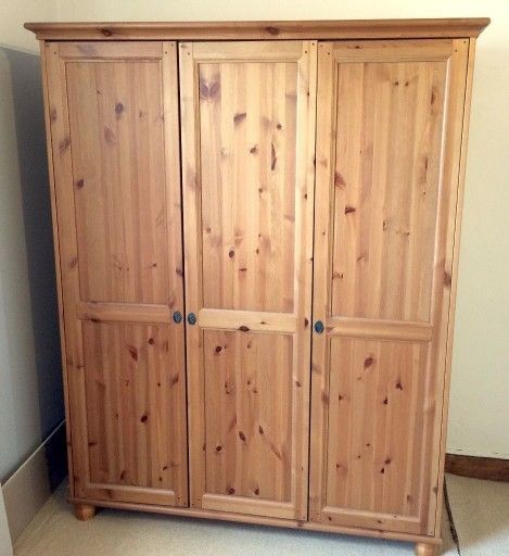 Ikea Leksvik 3 Door Wardrobe Closet