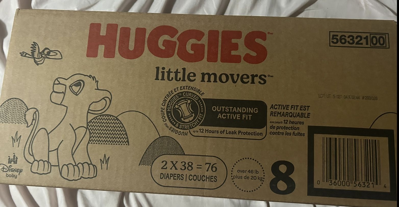 Huggies Size 8 Diapers
