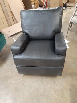 Brand new rocker swivel recliner faux leather