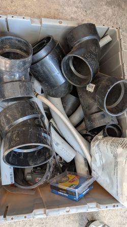 Large Lot of ABS & PVC Plumbing Fittings