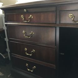 Leather Top Executive Desk