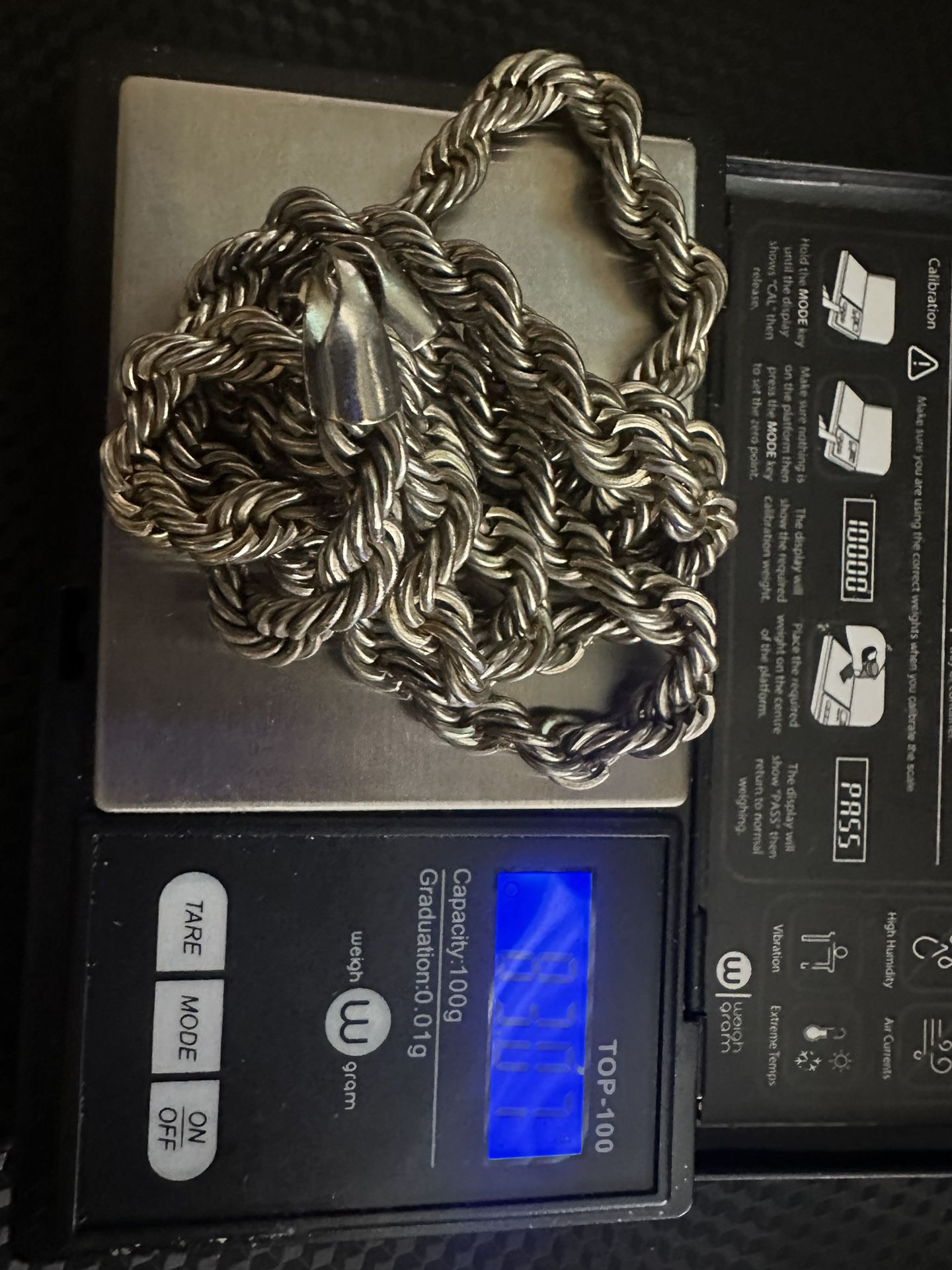 Solid Silver Rope Chain!