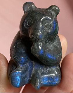 Labradorite Panda ~ 2”