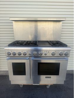 Thermador Pro Harmony 48" Gas Range, 6 Burners, Griddle - Natural Gas