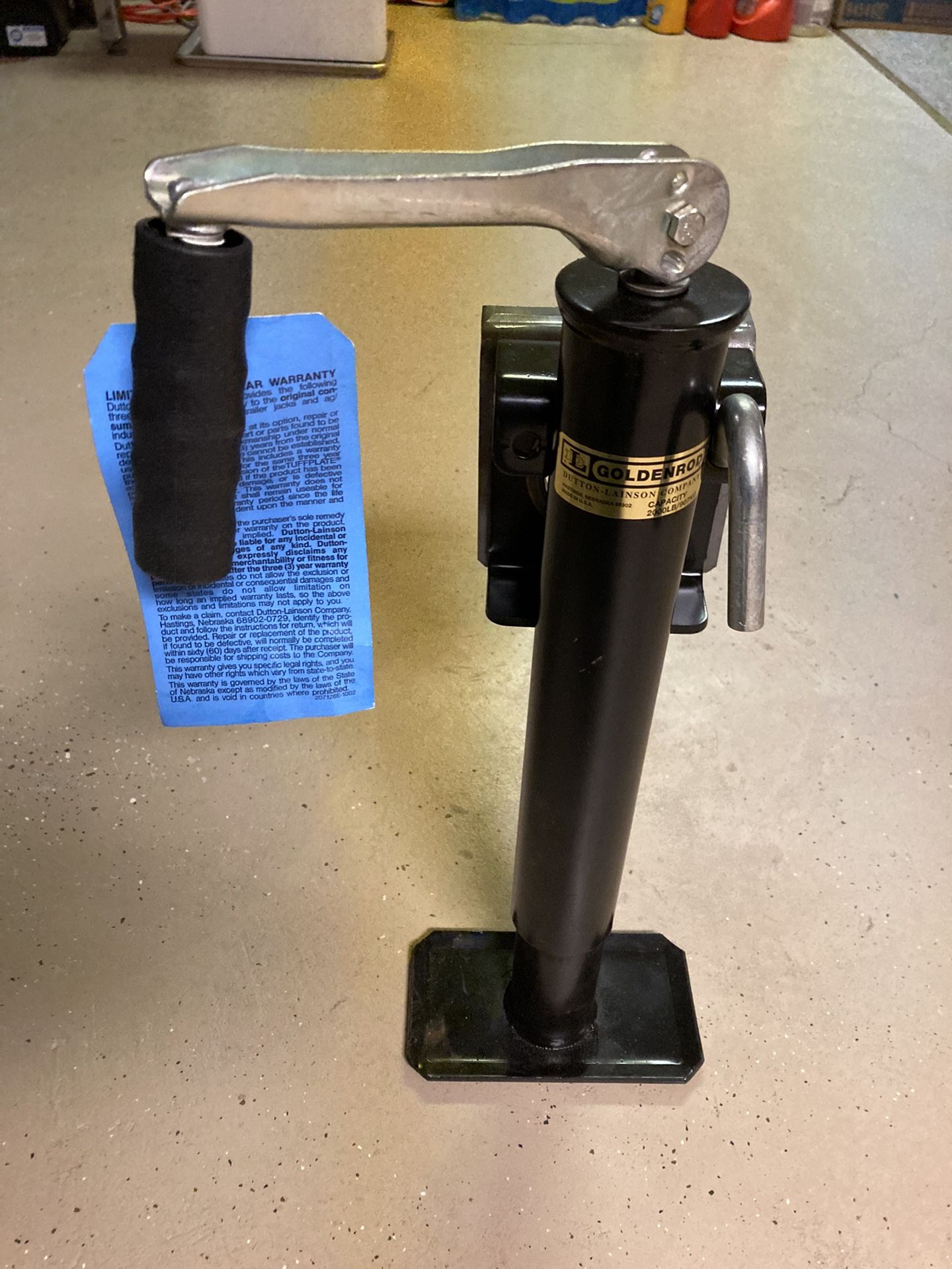 Ag-Industrial Jack With Bracket