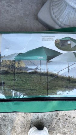 18 x 10 convertible wall gazebo falcon canopy from Gander Mountain barely used