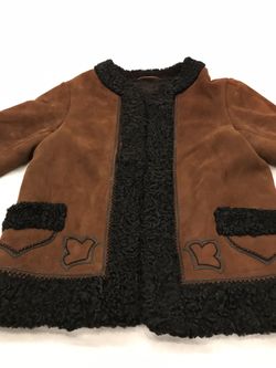 Natural authentic sheep coat